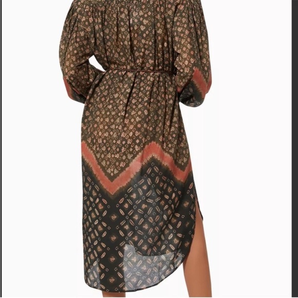 Ulla Johnson Agadir Coverup Jasper Size Small Tan Brown Bohemian Boho - Picture 3 of 11